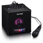 LENCO BTC-070BK - Bluetooth 5.0 speaker with LED light animation